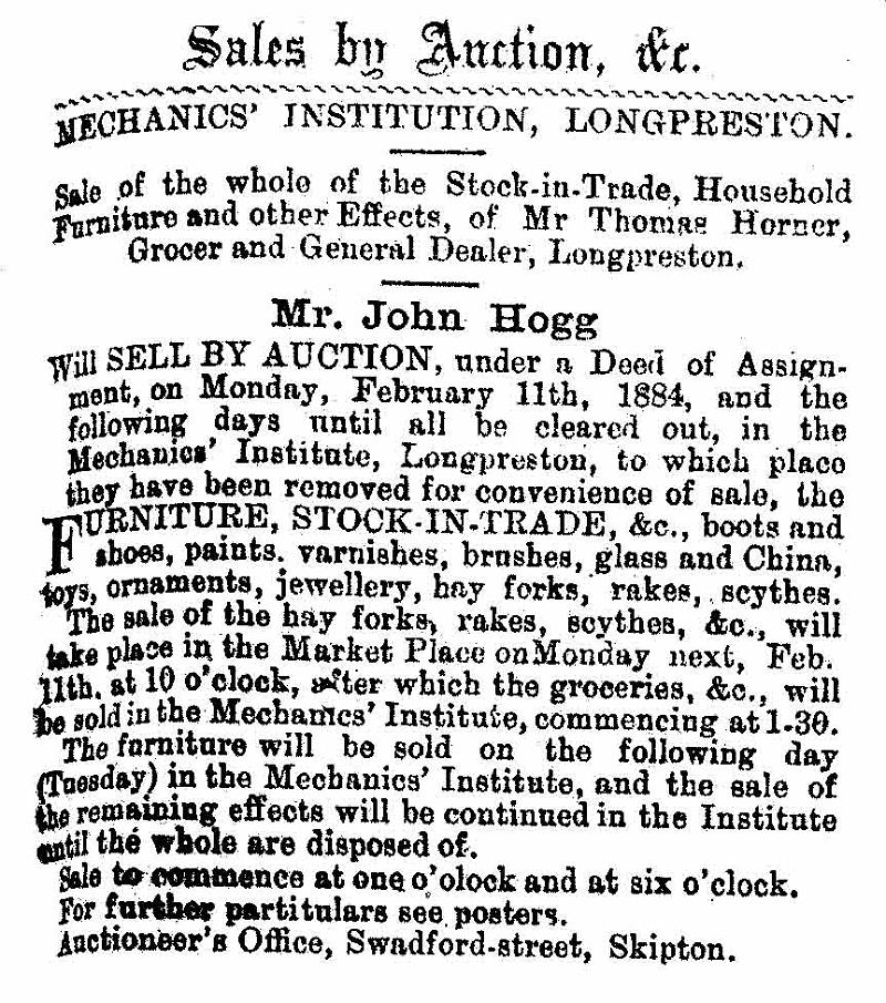 Property and Land Sales  1884-02-09 CHWS.JPG